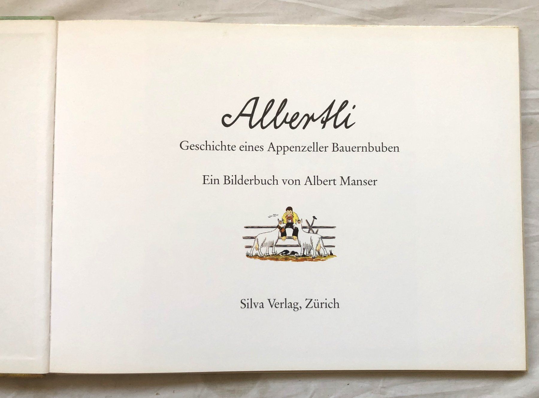 Libri: Albert Manser - ALBERTLI - Silva Verlag – Usato da Schaffhausen venduto da durruti 1