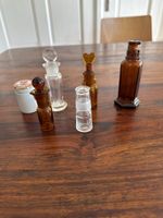 6 lustige kleine Medizinfläschchen