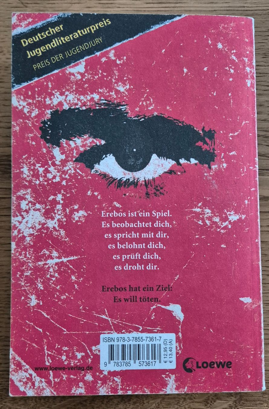 Libri: Buch Erebos von U. Poznanski – Usato da Buochs venduto da _in_ 1