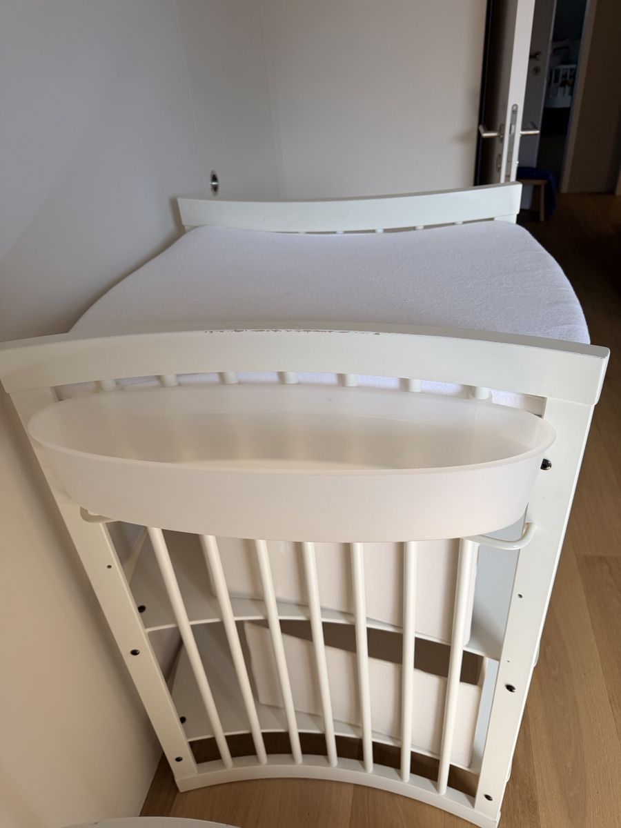 Stokke Fasciatoi & Accessori: Stokke Care - Changing Table white with storage used – Usato da Neuheim venduto da marshphi 2
