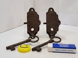 2 Möbel Schlösser mit Schlüssel, DM1.5cm, DLS (LOT3023#MBS3)