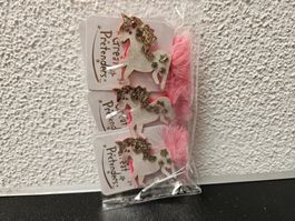 Neu - Haarclip Einhorn 6 Stk.