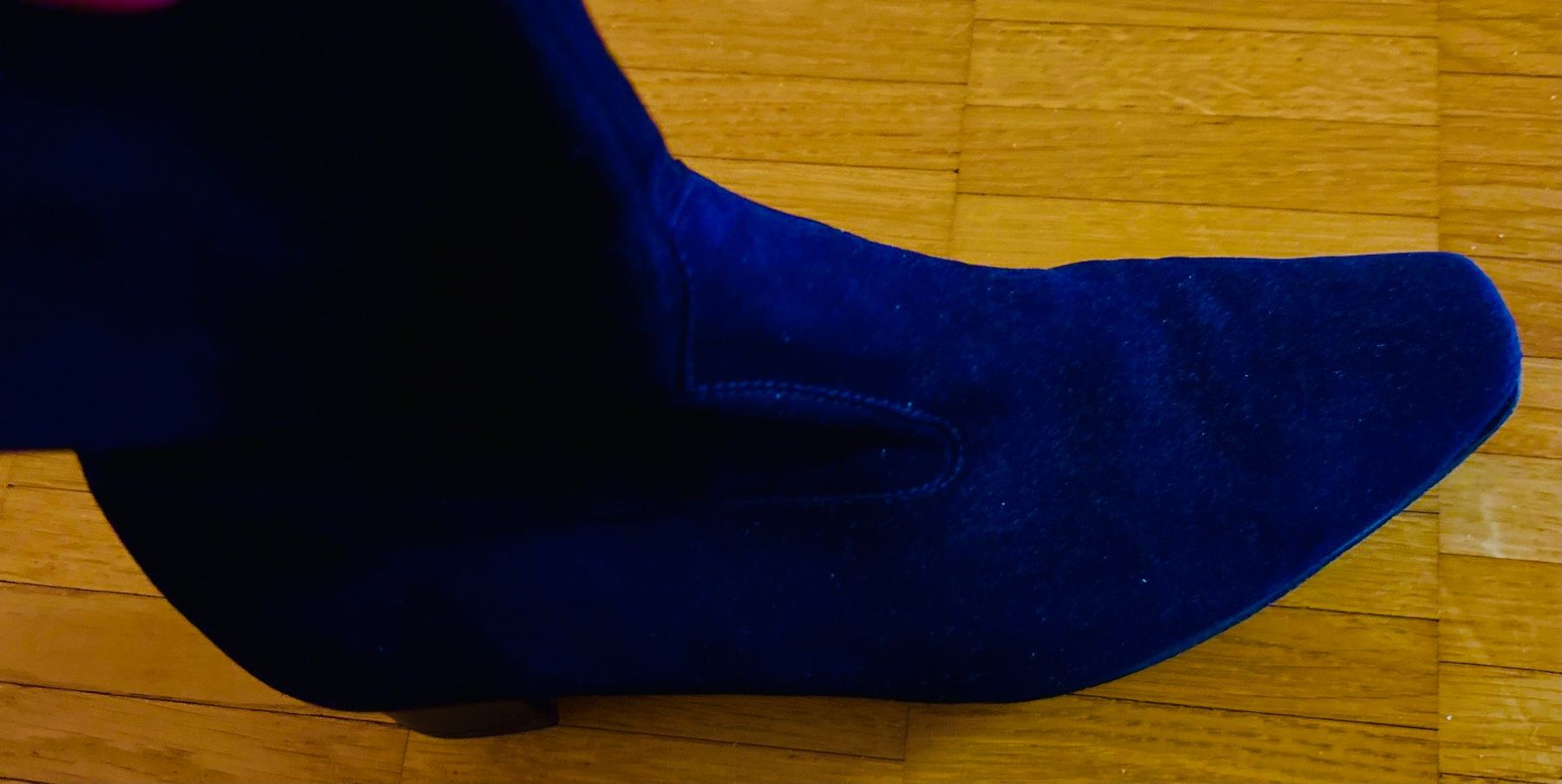 Kaiser Scarpe da donna: Dunkelblaue Wildleder-Ankle-Boots – Nuovo (secondo la descrizione) da Zurich venduto da MX1000 6