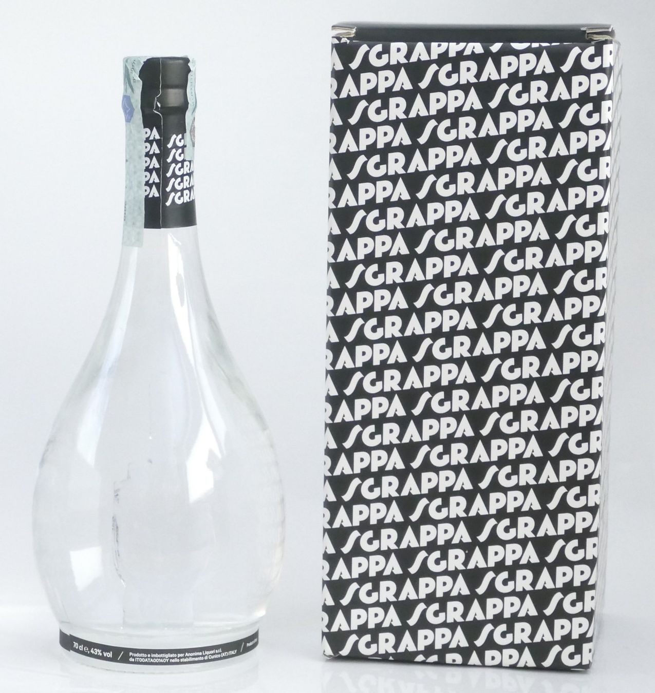 Bevande alcoliche: Grappa Anonima mit spezieller Flasche – Nuovo e nell'imballaggio originale da Hochdorf venduto da Sukram58