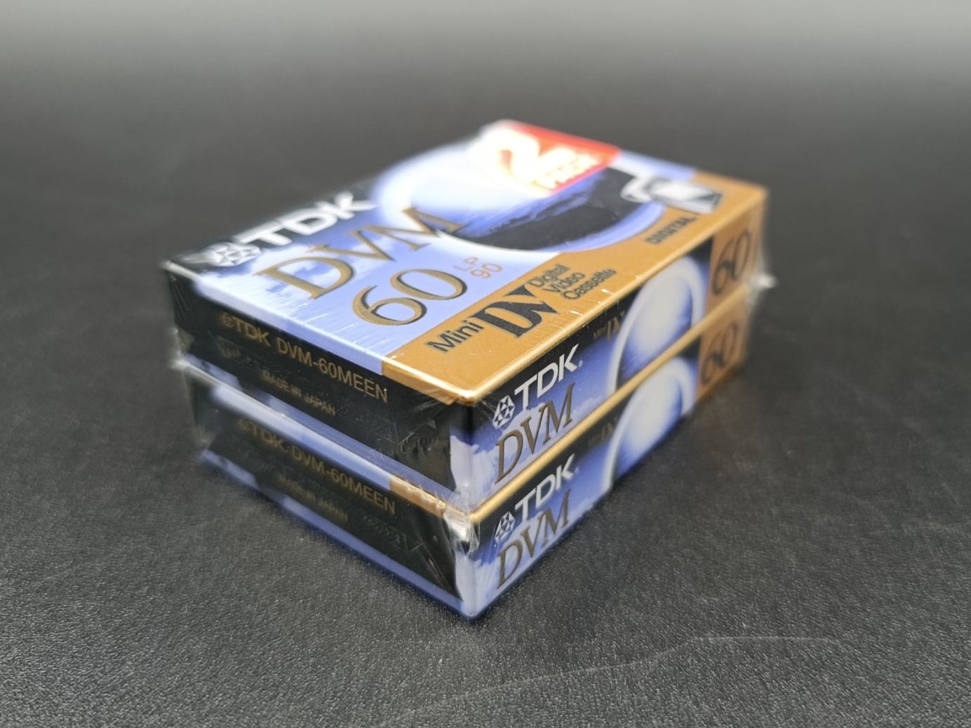 Musicassette: TDK Mini DV DVM 60 Kassette, NEU, doppelpack. – Nuovo e nell'imballaggio originale da Wil SG venduto da Donaldus 2