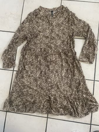 Chicorée Viskose Kleid, Grösse M, Animal Print, Sommerlich!