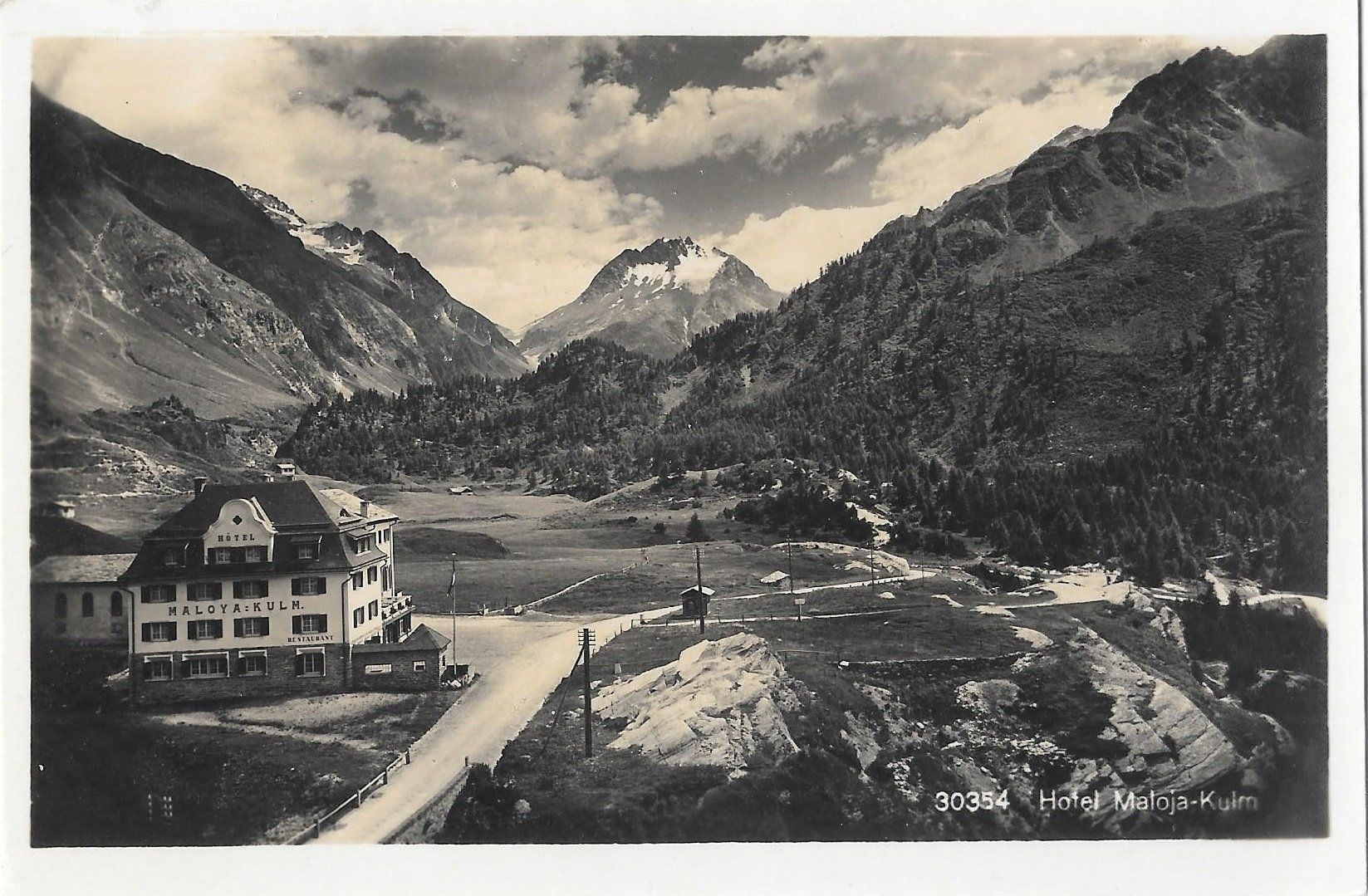 Cartoline postali: Maloja-Kulm Hotel – Usato da Olten venduto da clotaldi