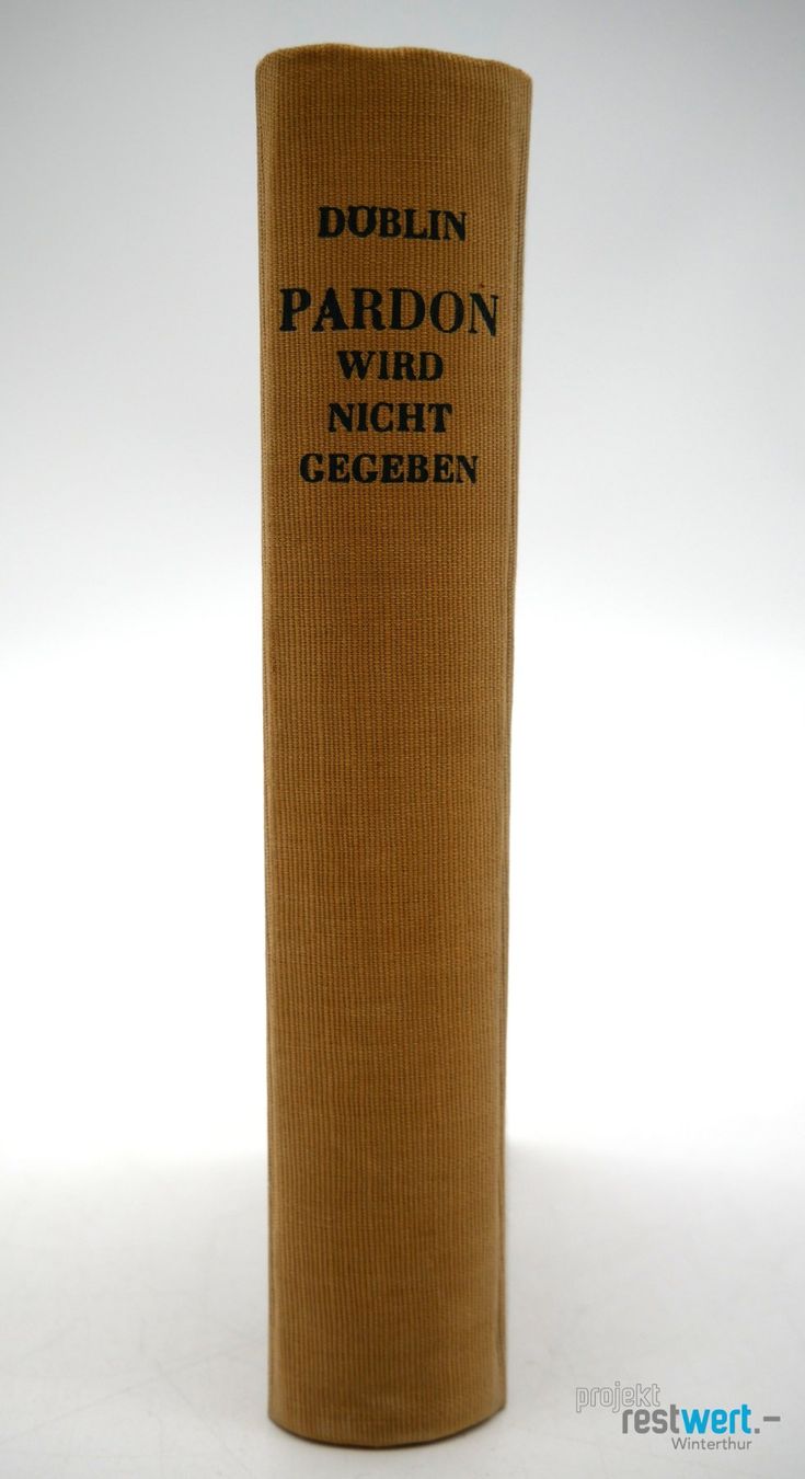 Libri: ALFRED DÖBLIN -  Pardon wird nicht gegeben – Usato da Winterthur venduto da Restwert_Winterthur 2