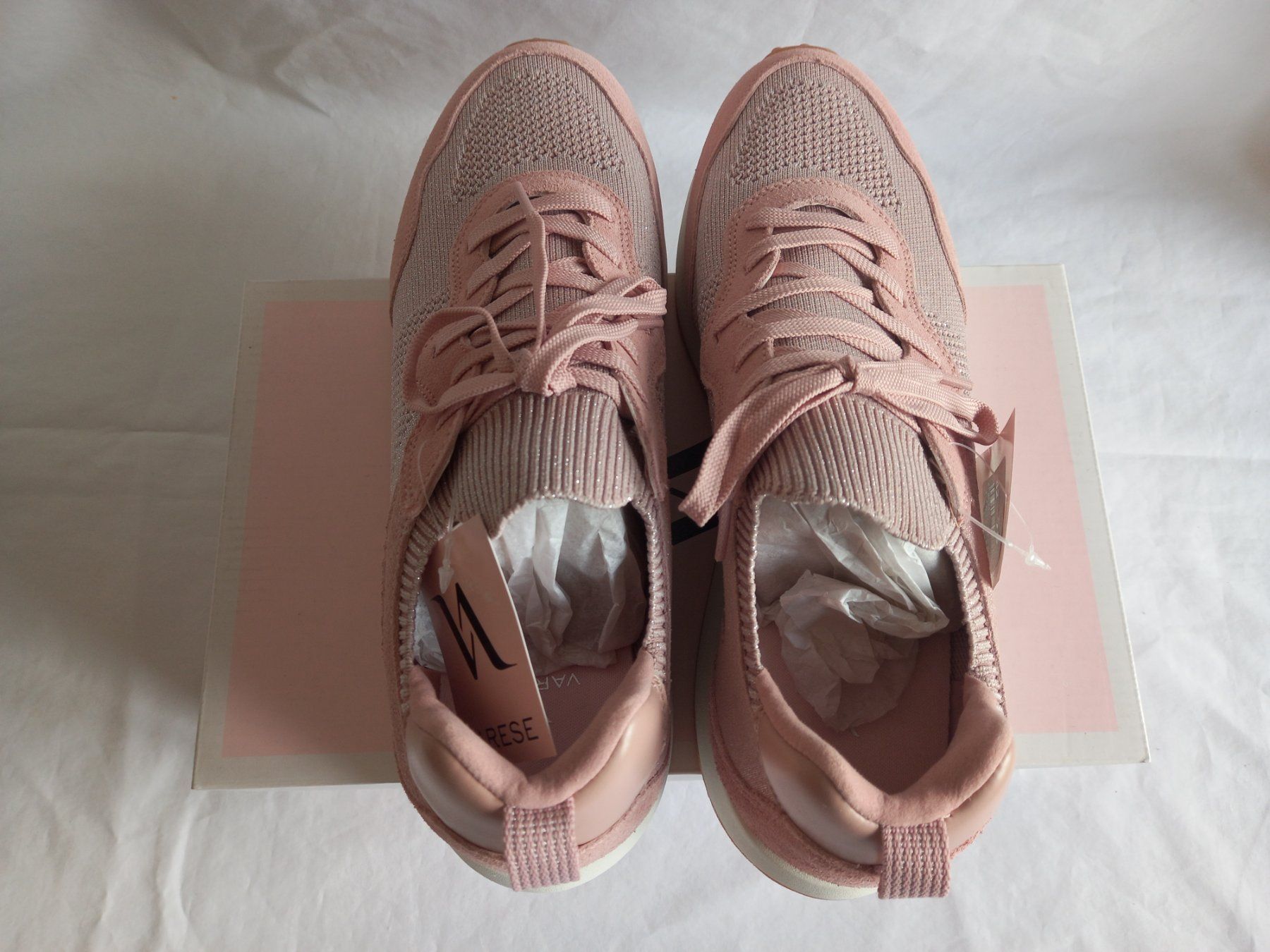 Scarpe da donna: Varese Damen Sneaker Gr.42 Rosa Neu Leder/Textil – Nuovo (secondo la descrizione) da Schweizersholz venduto da freyle1 4