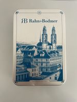 Blechdose - Schoggi-/Guetzli-Box "Rahn+Bodmer Zürich"