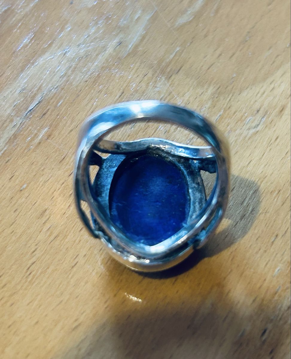 Anelli: Bague argent 925 et Lapis-Lazuli – Usato da Suscévaz venduto da ade_t8x2 4