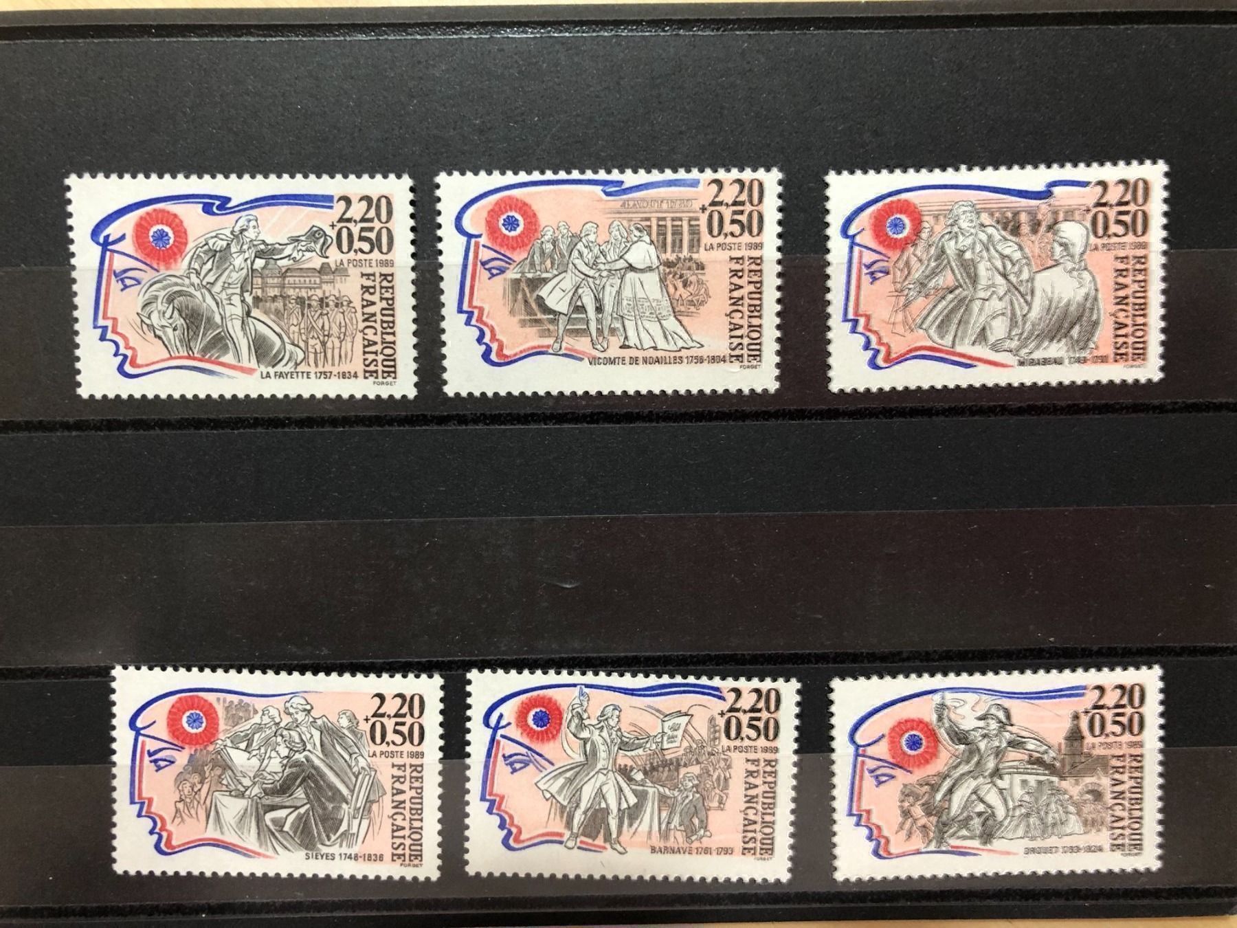 Tutti i francobolli: Série complète Révolution 1989 Neufs** – Nuovo e nell'imballaggio originale da Lausanne venduto da ffhoud