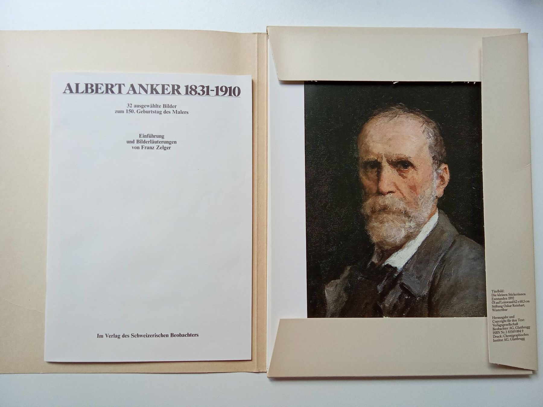 Libri: Albert Anker 1831-1910 / 32 ausgewählte Bilder – Usato da Bilten venduto da Bora3 1