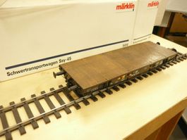 MÄRKLIN 5416 SCHWERLAST GÜTERWAGEN MIT OVP