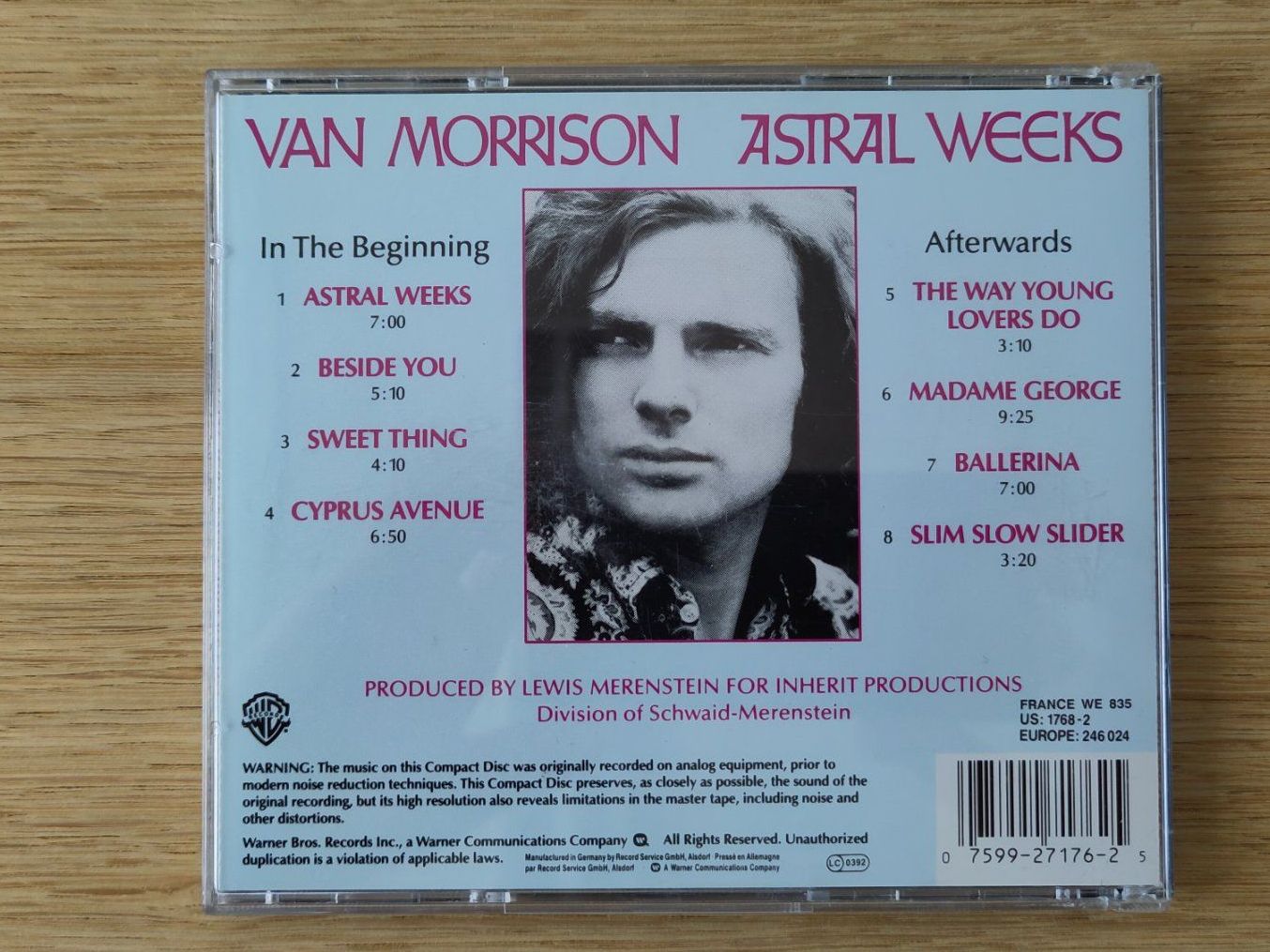 CDs: Van Morrison - Astral Weeks – D'occasion à Birmensdorf ZH par crabalocker67 1