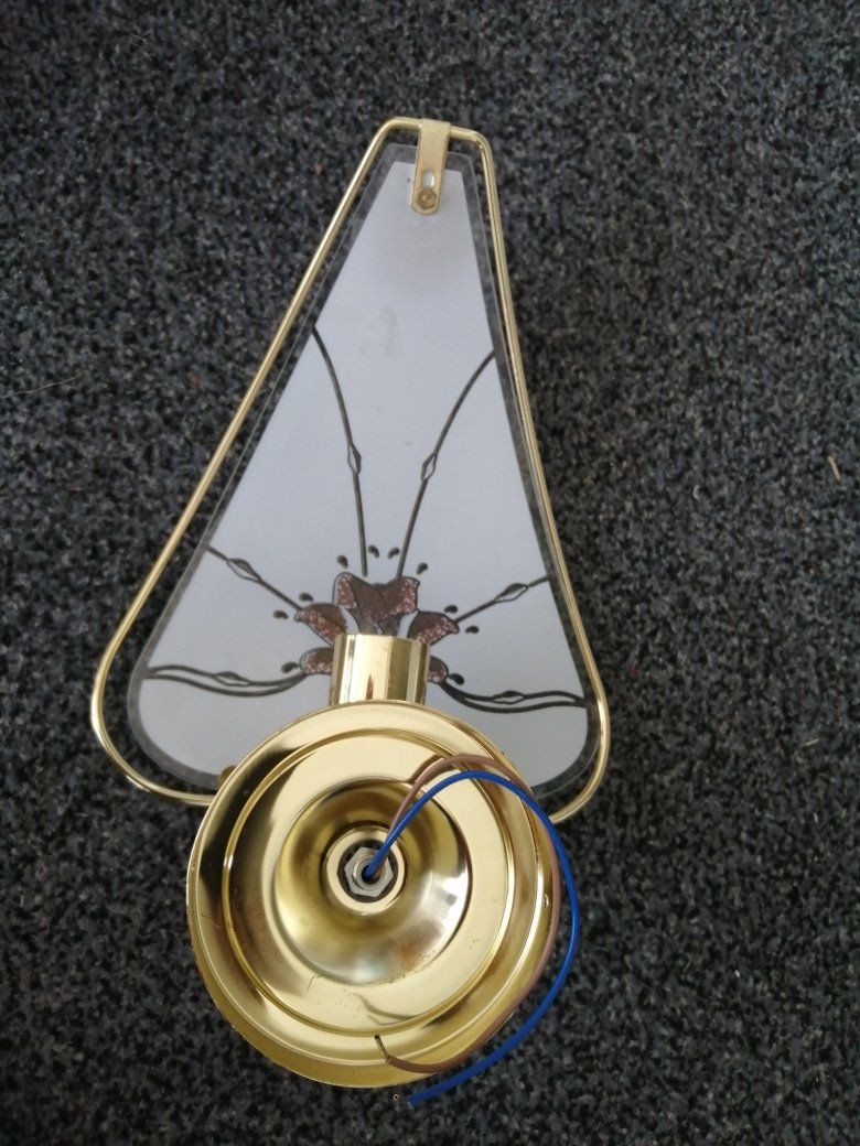 Lampen: Vintage Wandlampe – Gebraucht aus Rebstein von Wersee 1