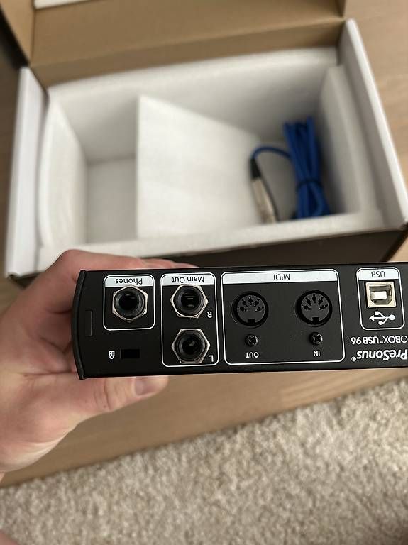 Attrezzatura per studi di registrazione: PreSonus AudioBox 96 Studio Set – Usato da Rümlang venduto da sorabberg 2