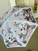 Faltbarer Regenschirm mit Sujets "Switzerland".....