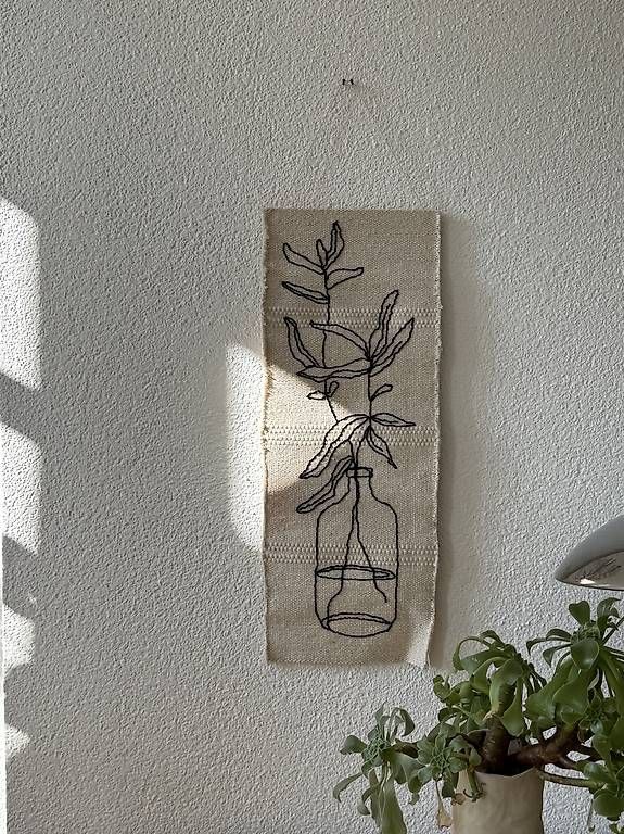 Tutte le decorazioni: Wandteppich mit Pflanzenmuster, needle punch – Nuovo (secondo la descrizione) da Zürich venduto da kra_xpt5
