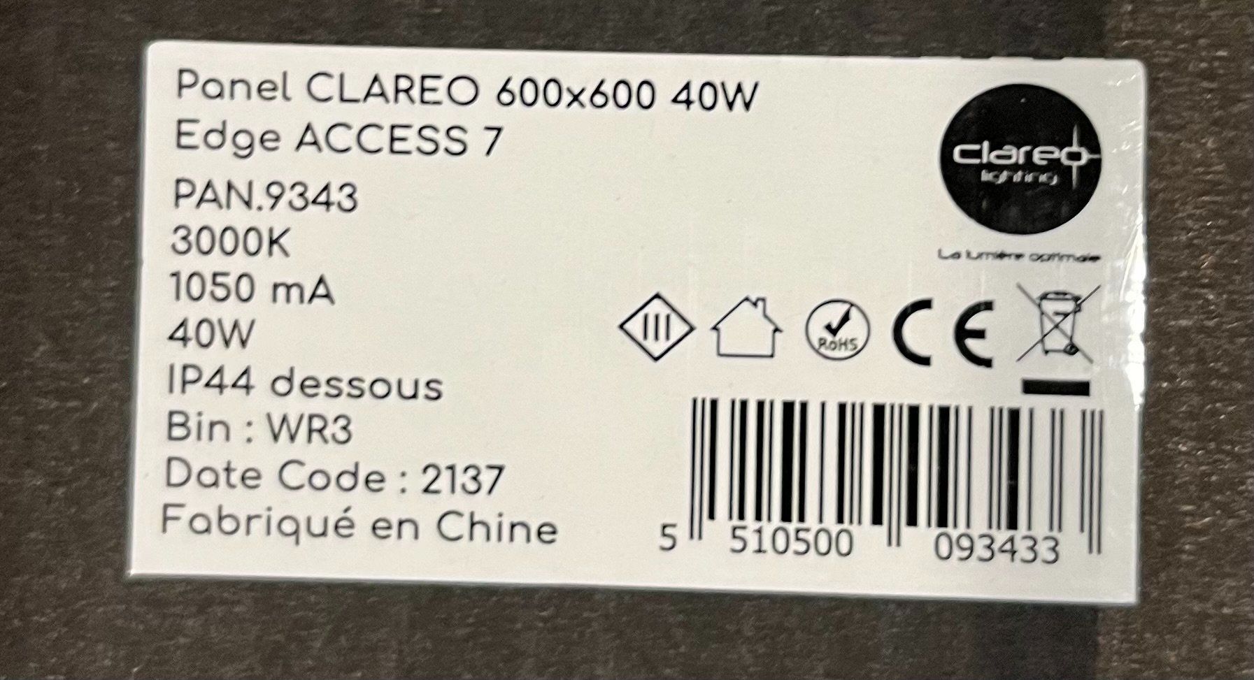 Lampadari & plafoniere: Luminaire Led 600X600 – Nuovo e nell'imballaggio originale da Erde venduto da Ricardoannonce 3