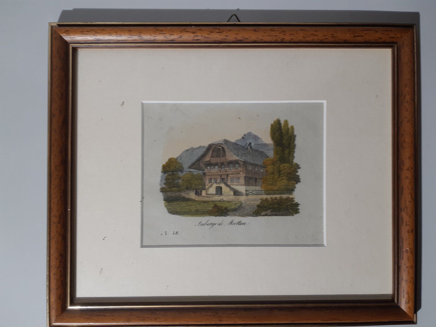 Grafica & Litografie: Litho Chalet in Matten bei Interlaken – Usato da Grindelwald venduto da carro5