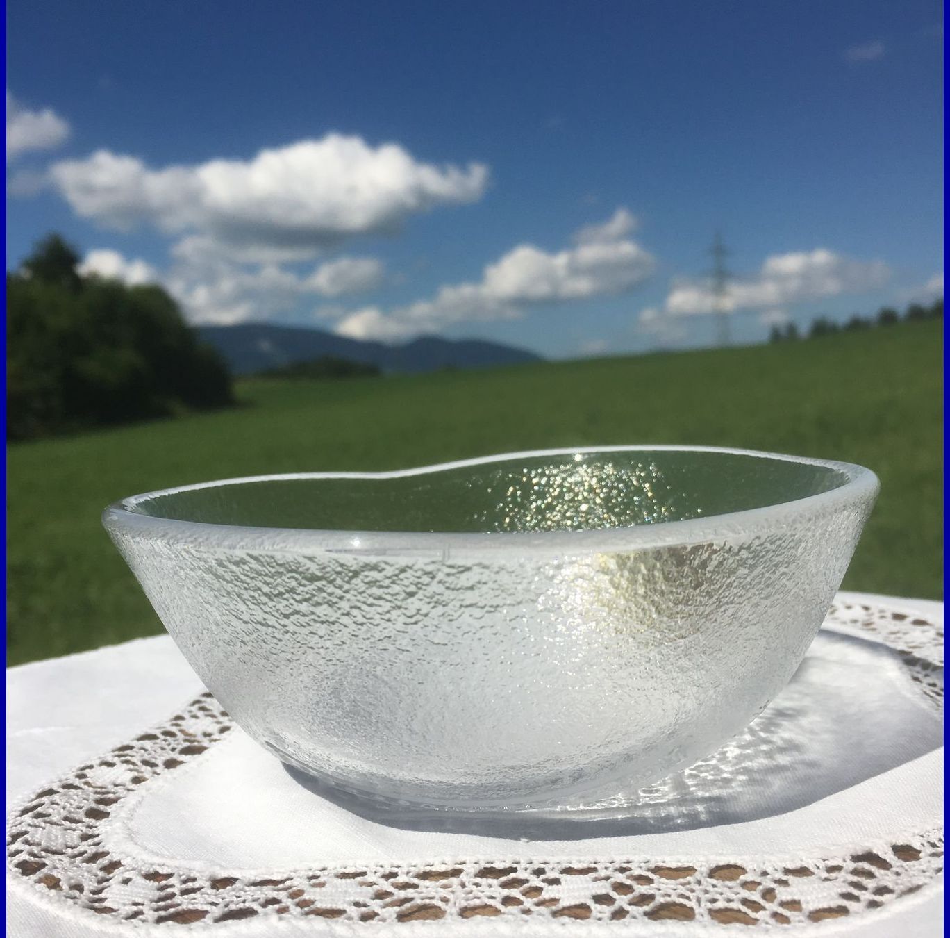 Ciotole: Annahome Kristallglas Schälchen Schale Vogel Herz – Usato da Subingen venduto da ArtBead 3