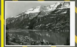 AK sw Brienz BE Dorf, Brienzersee, © Schild-Bichsel ≈ 1936