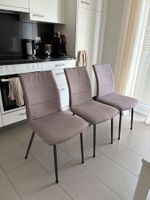 6x Esszimmerstühle in Grau
