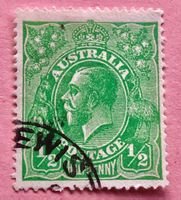 Briefmarken aus Australien König George V. GESTEMPELT