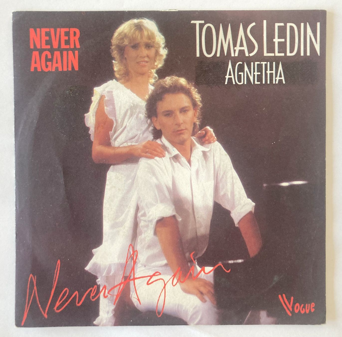 Schallplatten: ABBA / THOMAS LEDIN & AGNETHA - NEVER AGAIN – Gebraucht aus Bottens von hotter-than-hell