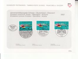 Sammelblätter PTT SBK 445a mit ET