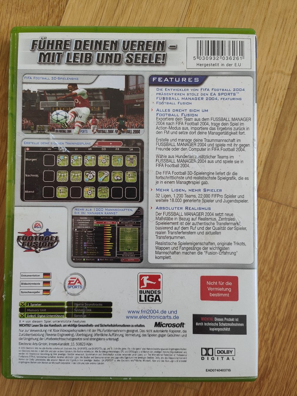 Giochi: Fussball Manager 2004 – Usato da Liestal venduto da bebbi1989 1