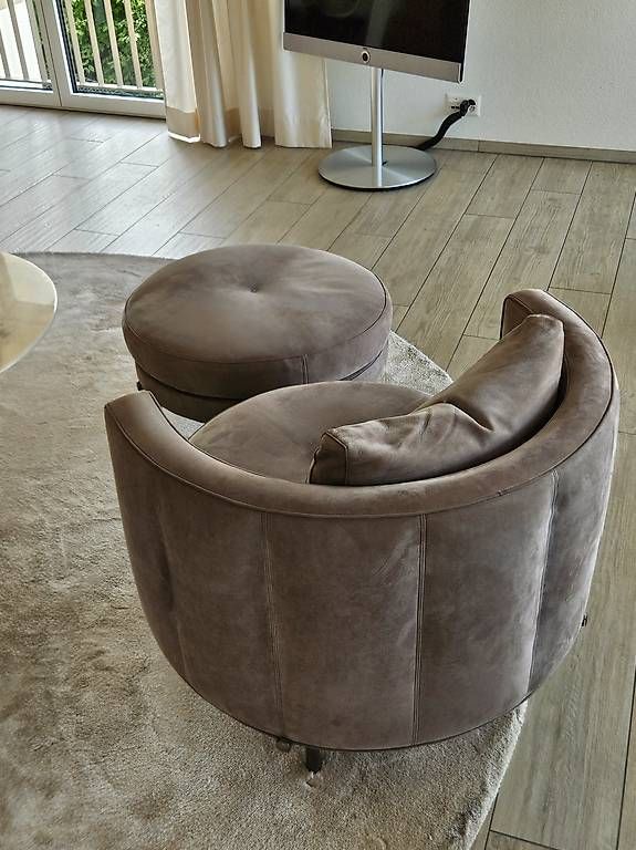 Poltrone: Minotti Sessel  und Hocker "Torii" Small – Usato da Thalwil venduto da sho_y9gm 2