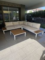 Garten Lounge Set mit Tisch