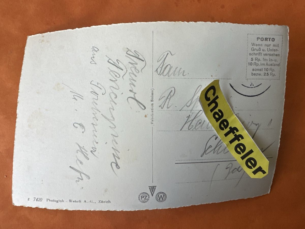 Cartoline postali: Pontresina, Graubünden, alte Ansichtskarte – Usato da Zürich venduto da Chaeffeler 1