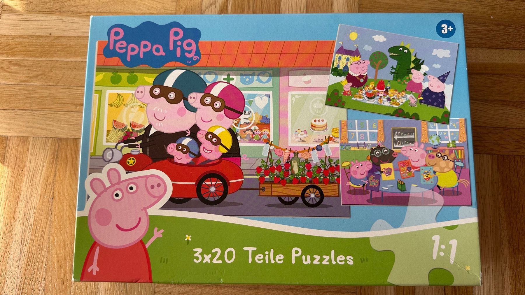 Puzzle: Peppa Pig Puzzle, 3 Puzzles à 20 Teile – Usato da Schönenbuch venduto da marisli80