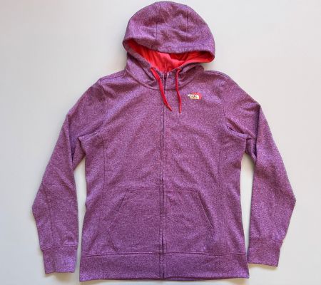 The North Face zip jacket hoodie Women Sz L
