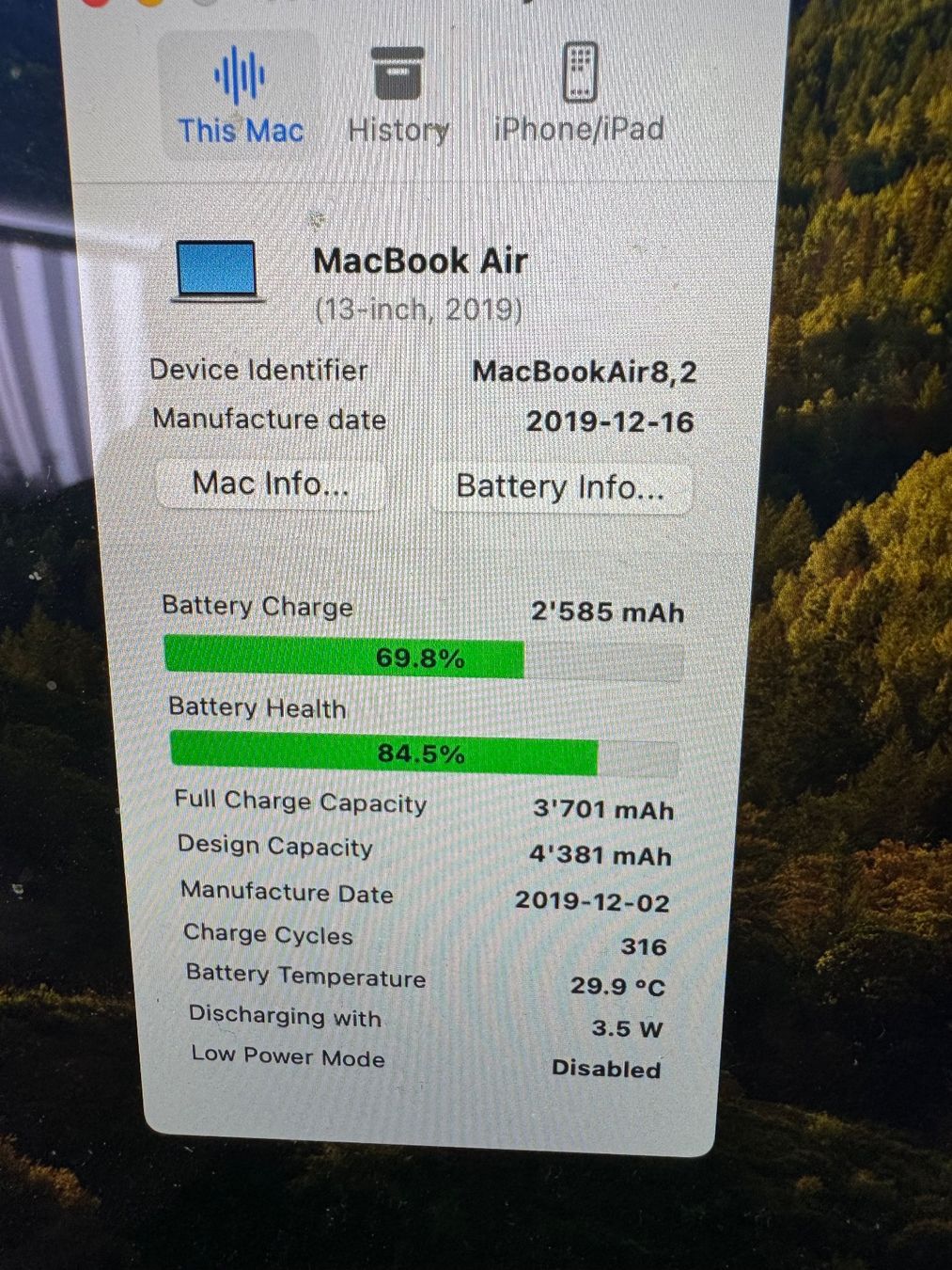 Apple Notebook: MacBook Air Retina, 13 Zoll – Usato da Adliswil venduto da Busys 2
