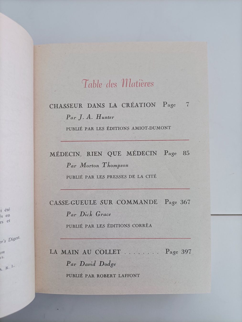 Livres: Sélection du livre 1955 vol IV Automne / Sélection du reader – D'occasion à crans montana par AB3963 2