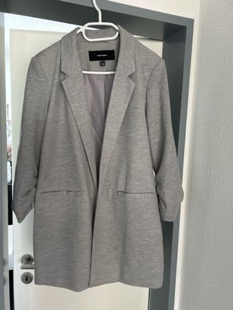 Longblazer von Vero Moda, Grösse 38, Farbe hellgrau