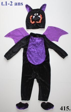 Costume chauve-souris / Fledermaus  t. 1 - 2 ans