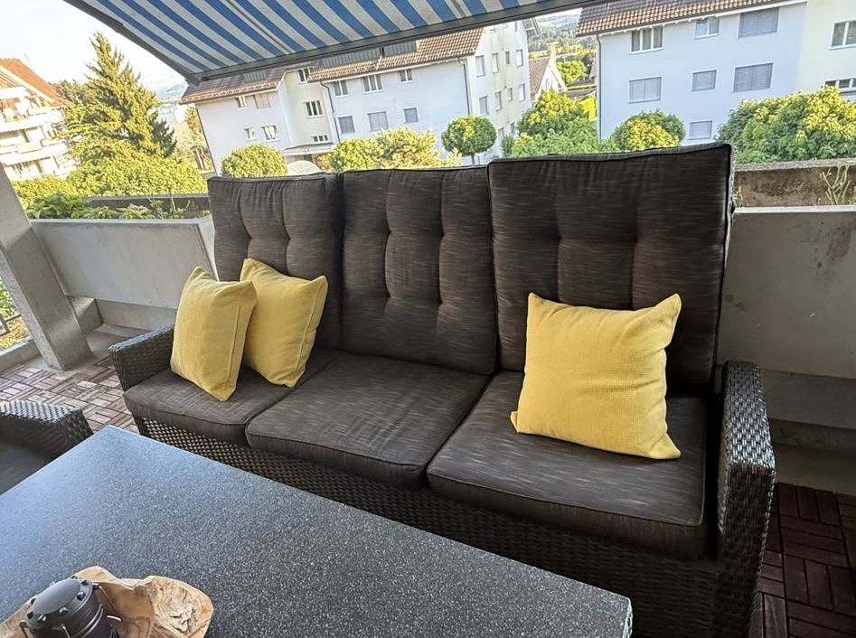 Sofas: Massive Rattan Lounge – D'occasion à Bachenbülach par ES_Kaffe 4