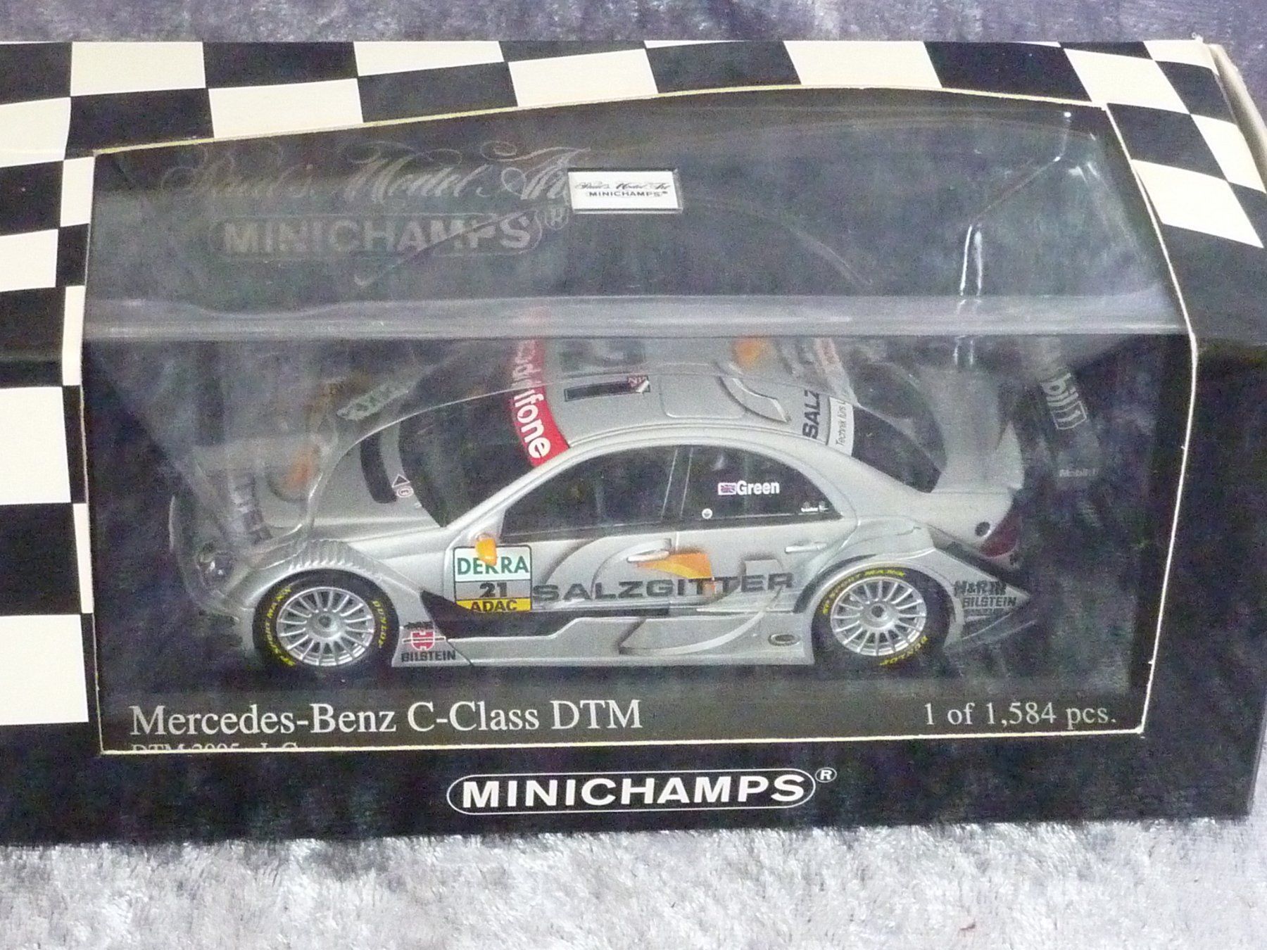 Minichamps Modellini d'auto: Mercedes C-Class DTM 2005  1:43 – Nuovo e nell'imballaggio originale da Dürrenäsch venduto da modellautos4you 4