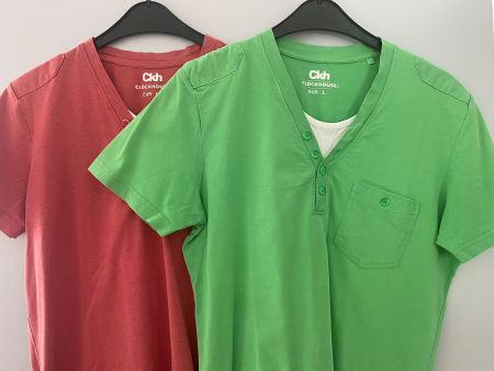 2er Set Sommer T-Shirts von Clockhouse, Grösse L