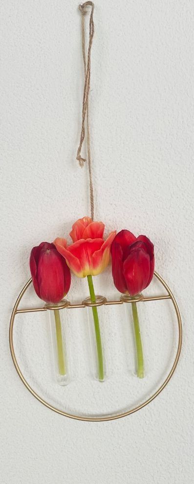 Tutte le decorazioni: Reifenkranz mit 3 Glasvasen – Usato da Fällanden venduto da LetiRobi