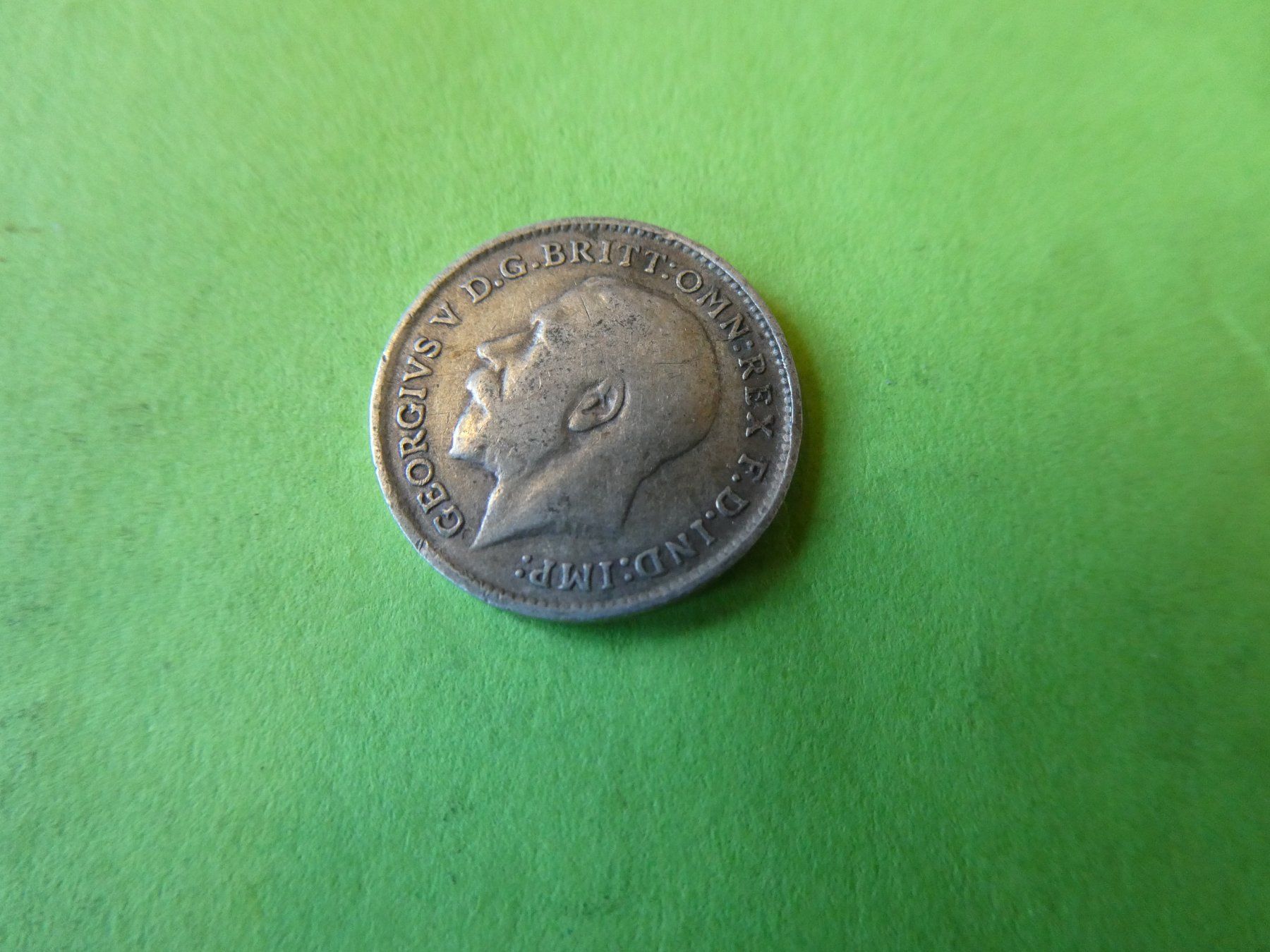 Alle Münzen: Grossbritannien 1912, 3 Pence - Silber – Gebraucht aus Hinterforst von Rohusri 1