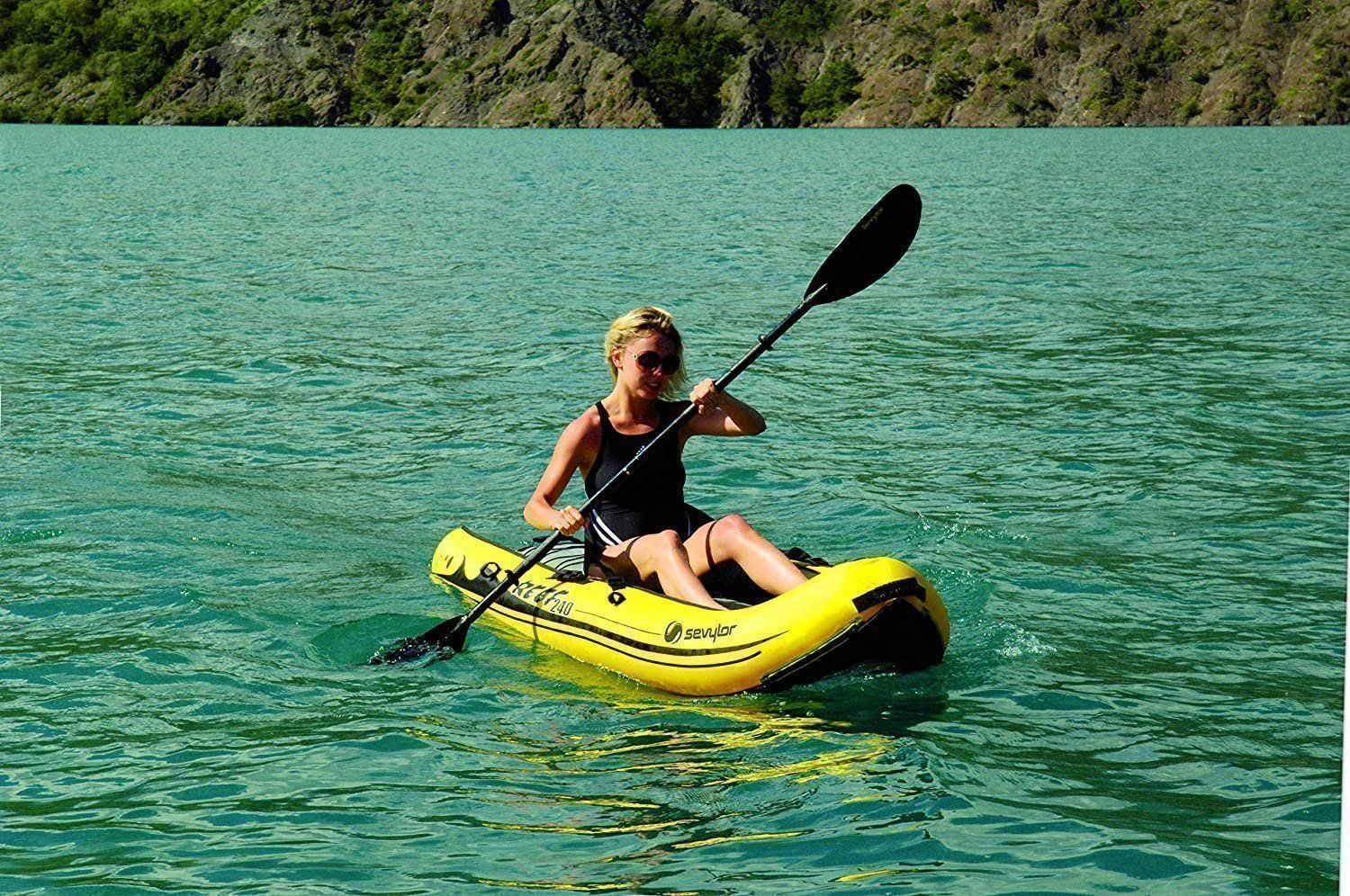 Sevylor Barche: Kayak Sevylor Reef 240 – Nuovo e nell'imballaggio originale da Beckenried venduto da angel-mountain 3