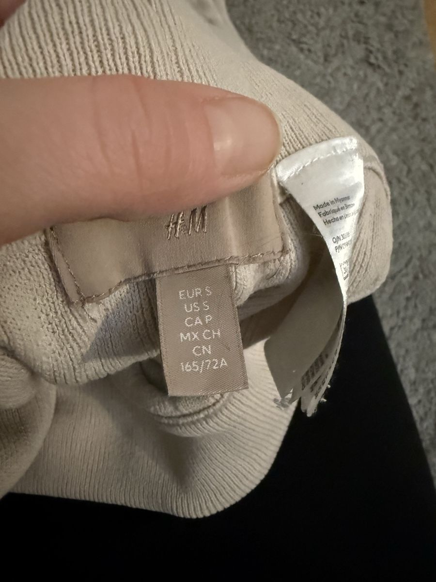 H&M Pantaloni: H&M Strickhose Beige, Grösse S, – Nuovo (secondo la descrizione) da Opfikon venduto da Desi.s 2