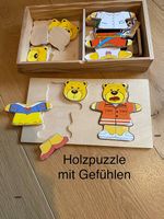 Holzpuzzle Bärenfamilie (Gefühle & Kleidung zum Wechseln)