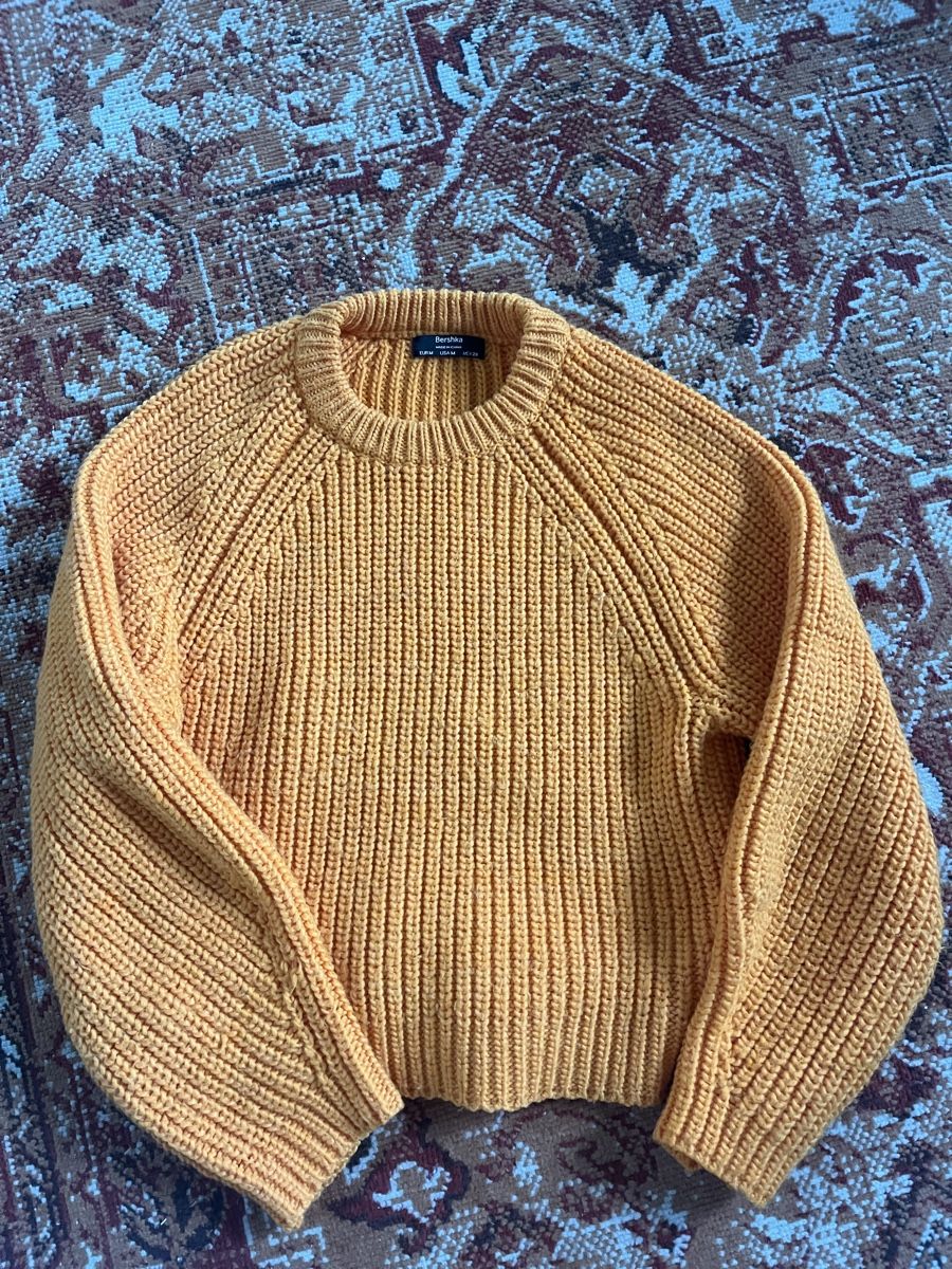 Bershka Maglioni & Felpe: Bershka Strickpullover, Gr. M, orange – Usato da Zürich venduto da ljuki